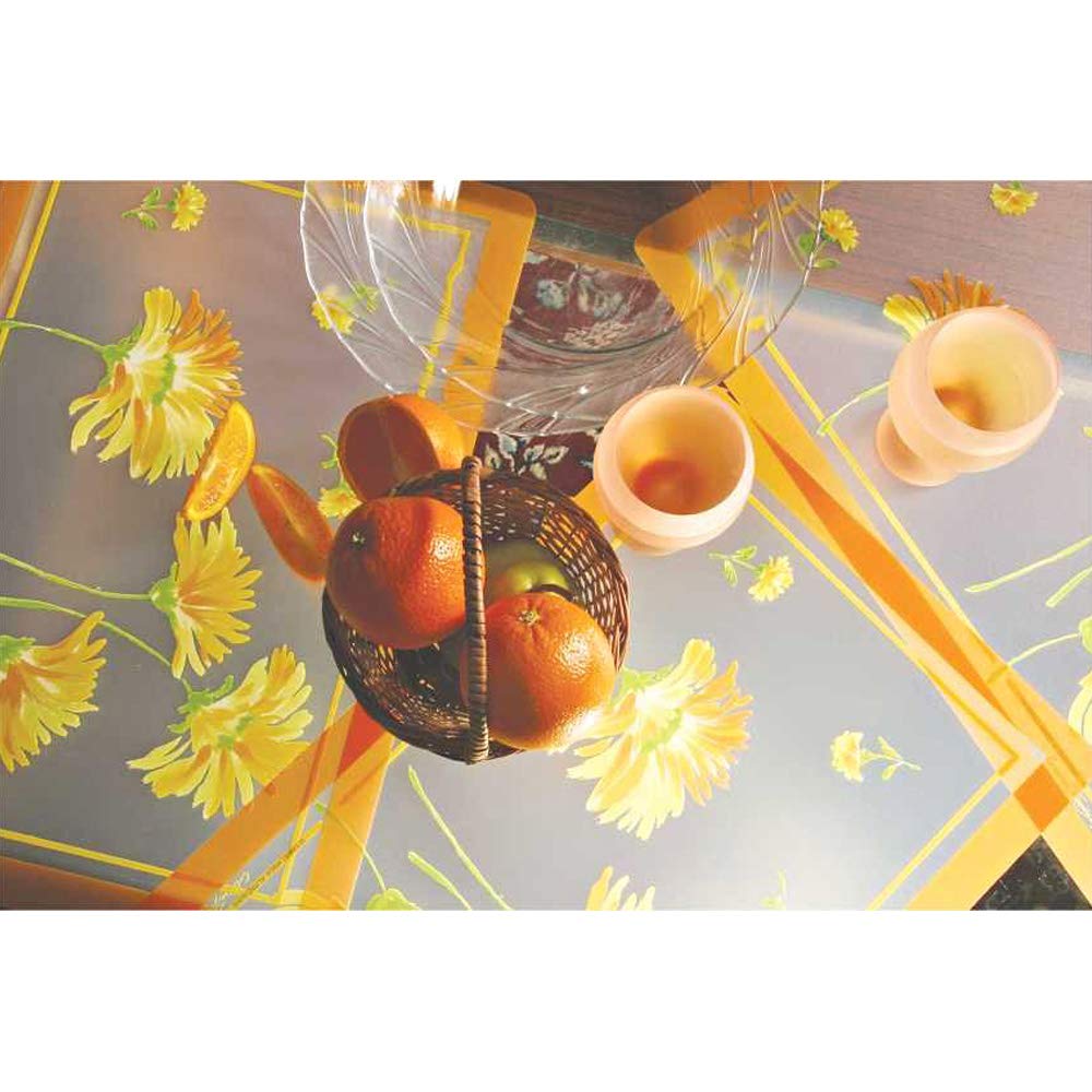 Freelance Frosted Dining Table Mats Set of 6 (30x45 cm) - Dining Table Mats 6 Pieces Waterproof - Easy Wipe Clean Vinyl PVC Plastic Placemats - Placemat/Place Mat/Table Mat Set for Dinner Table-image-41