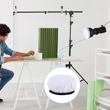 7/18 CM Light Diffuser, 6 PCS Diffuser Lamp Sock Soft Cover Light Sock