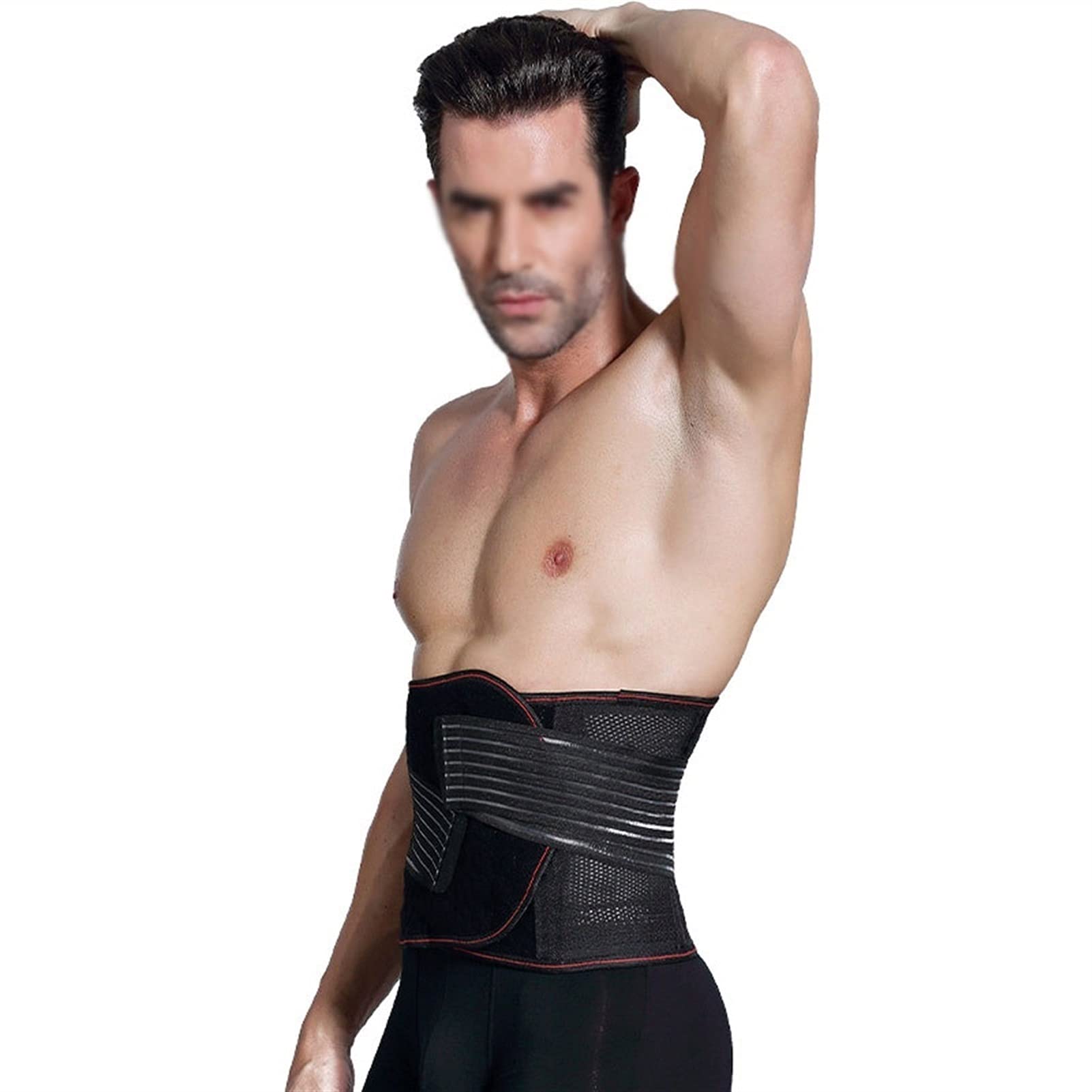 Cinturón de Soporte Lumbar para el Alivio del Dolor Lumbar, Hernia de Disco, ciática, escoliosis, Corrector de Postura para Mujeres y Hombres Almohadilla Lumbar para Levantamiento Pesado (Tamaño