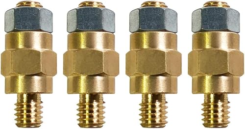 Miniatura 3 de Ampper Perno de terminal de batería lateral de latón de 38"-16, perno extensor de poste lateral de batería estándar para poste GM, paquete de 4