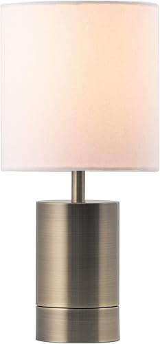 Lámpara de mesa de latón antiguo