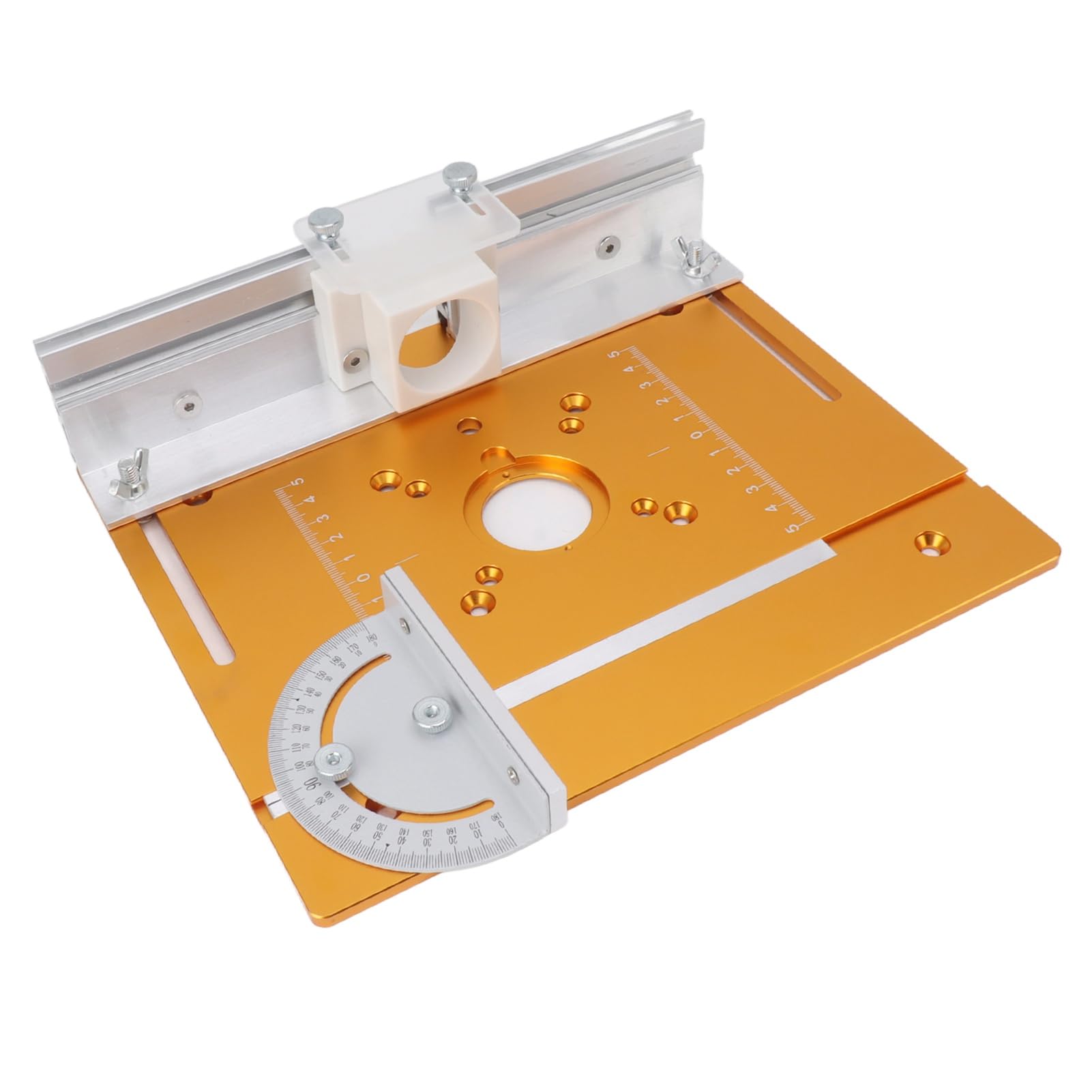 Tabla de enrutador Insertar placa de alta eficiencia Bancos de carpintería Material de aluminio