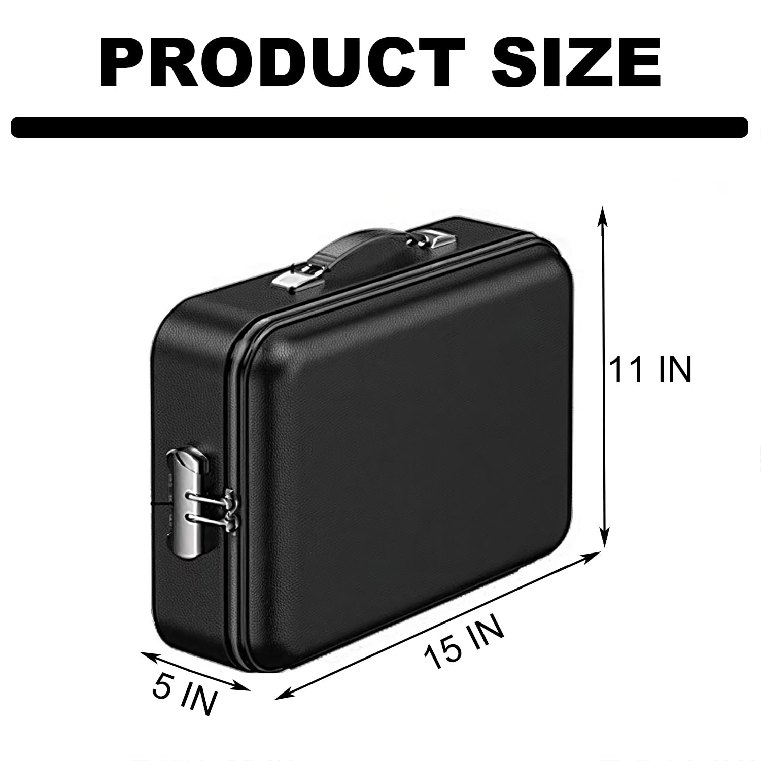 Caja de Documentos Ignífuga,Funda Rígida para Documentos con Cerradura de Combinación y 13 Compartimentos,5200°F Mejorado con Aislamiento Térmico, Caja de Almacenamiento Ignífuga e Impermeable