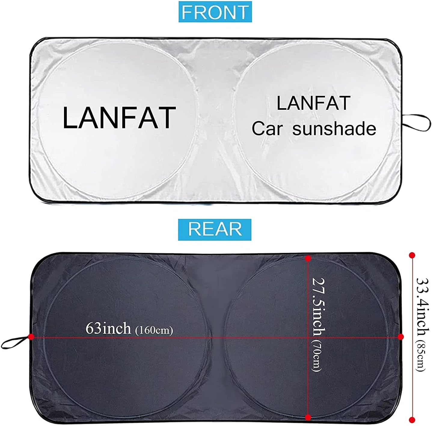Car Windshield Sun Shade Blocks UV Rays Sun Visor Protector Front Window Sunshade Visor