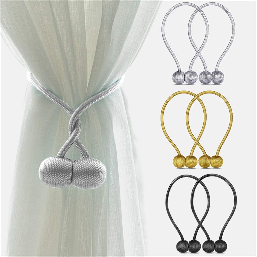 1Pc Curtain Tieback Holder Hook Buckle Clip Curtain Tieback Polyester Decorative Home Accessorie(White-Patch Five-Pointed star4)