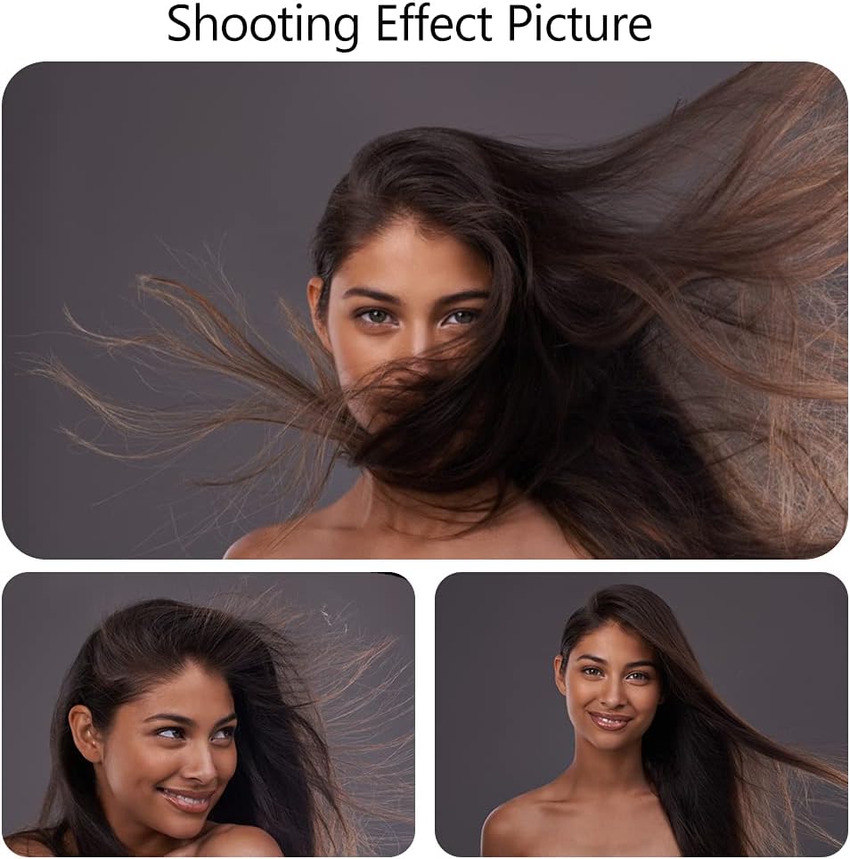 Amazing 🔥 Mugast Studio Wind Hair Blower Stream Fan, Portable Photography Fan Blower Stage Special Effect Blowing Machine for Fashion Portrait Photo Shooting, Aluminum Alloy (Black)