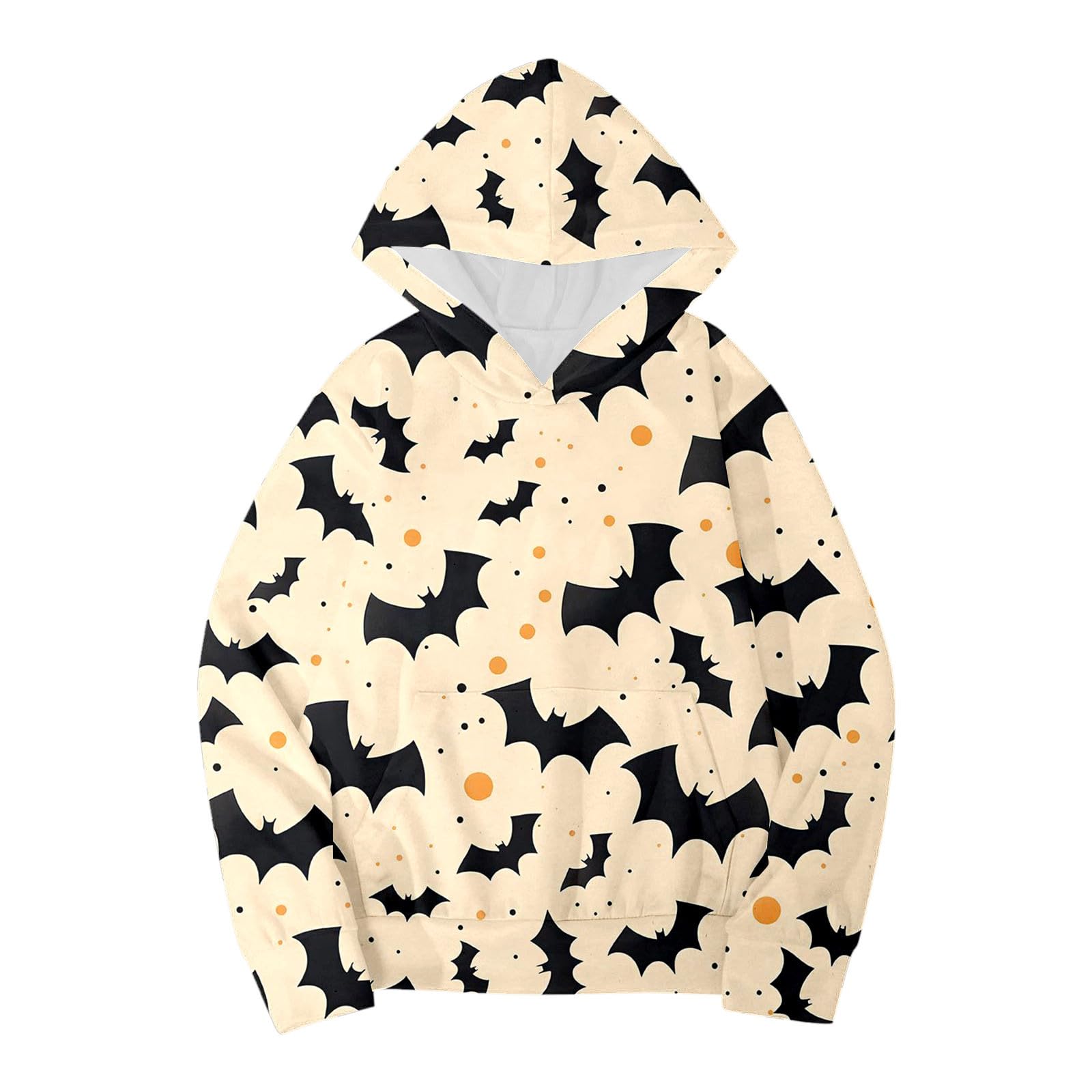 LYSINK Halloween Pullover Kinder - Langarm Strickpullover Mit Geister-Stickerei