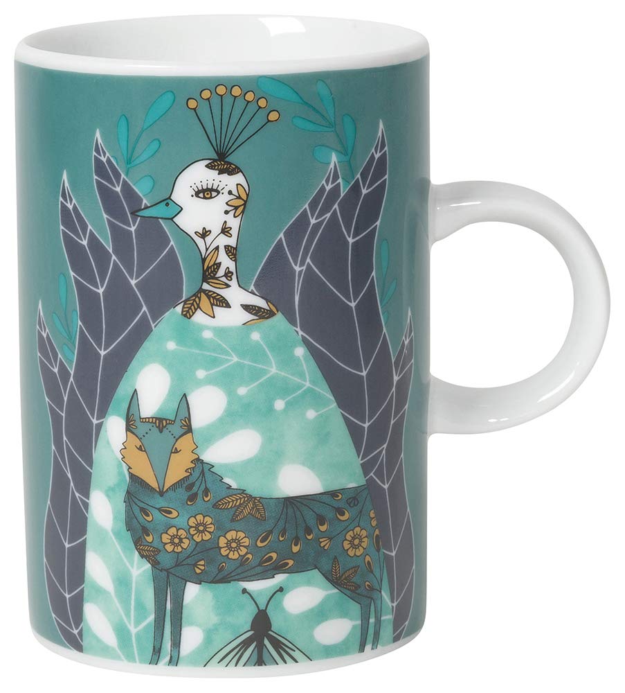 Now Designs Danica Studio 7001780aa Mug, Birdland, Porcelain