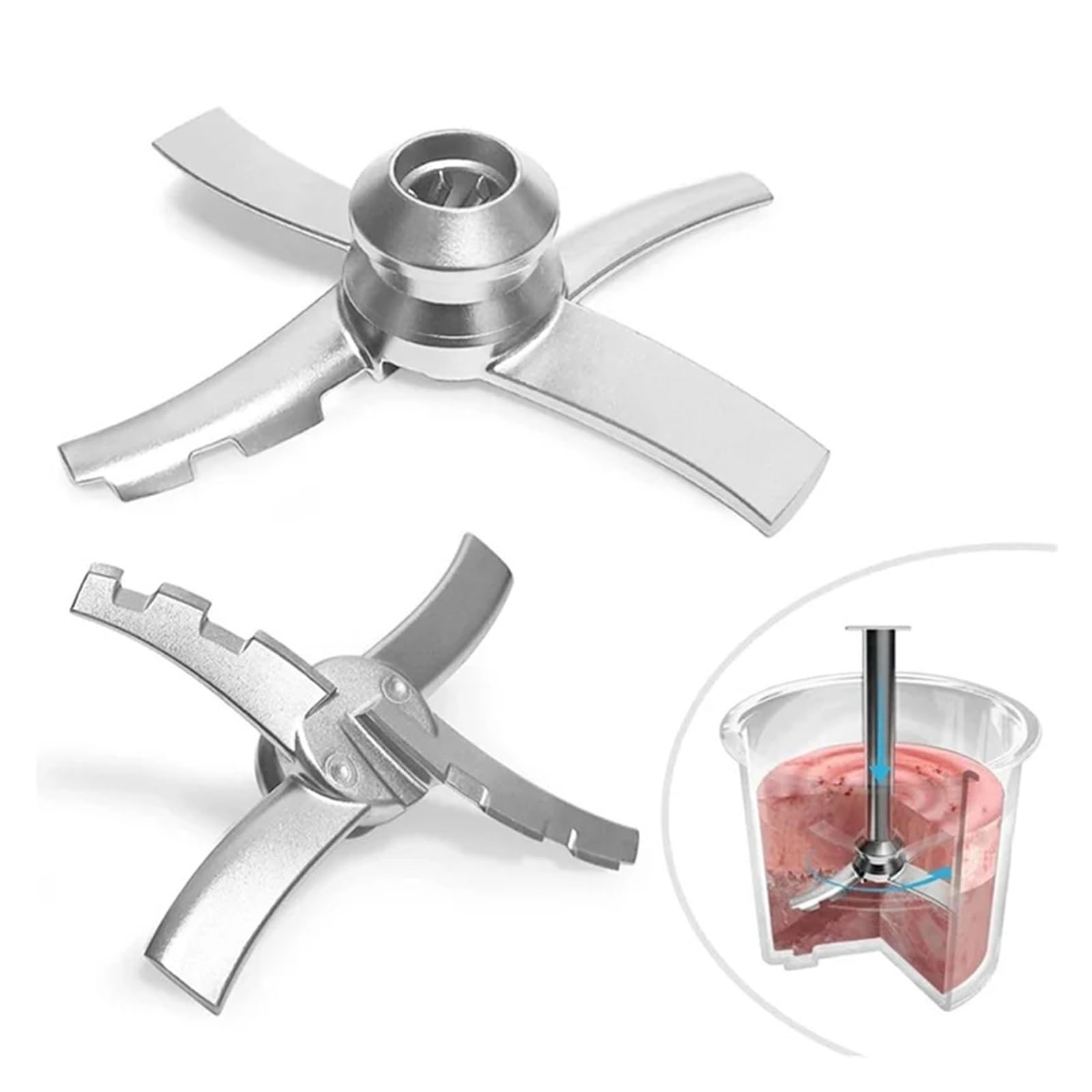Lama paddle sostitutiva da 4 pezzi, compatibile con Ninja
