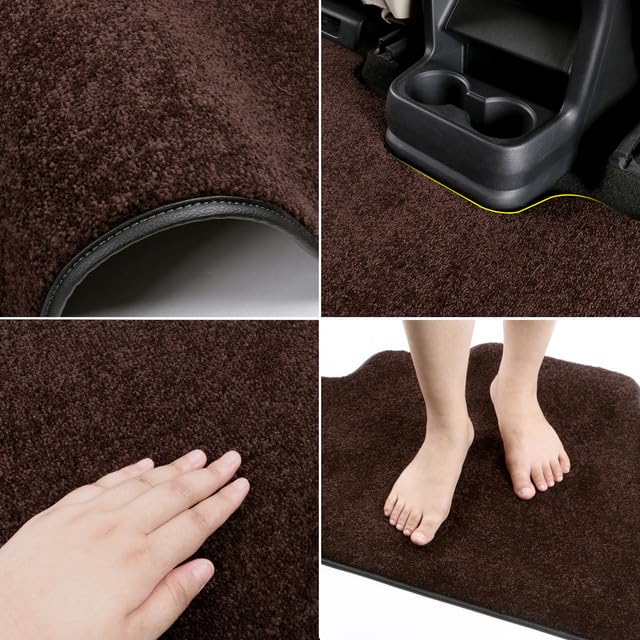 Tapis de sol voiture sur mesure ES 2006-2012 paillasson auto rouge