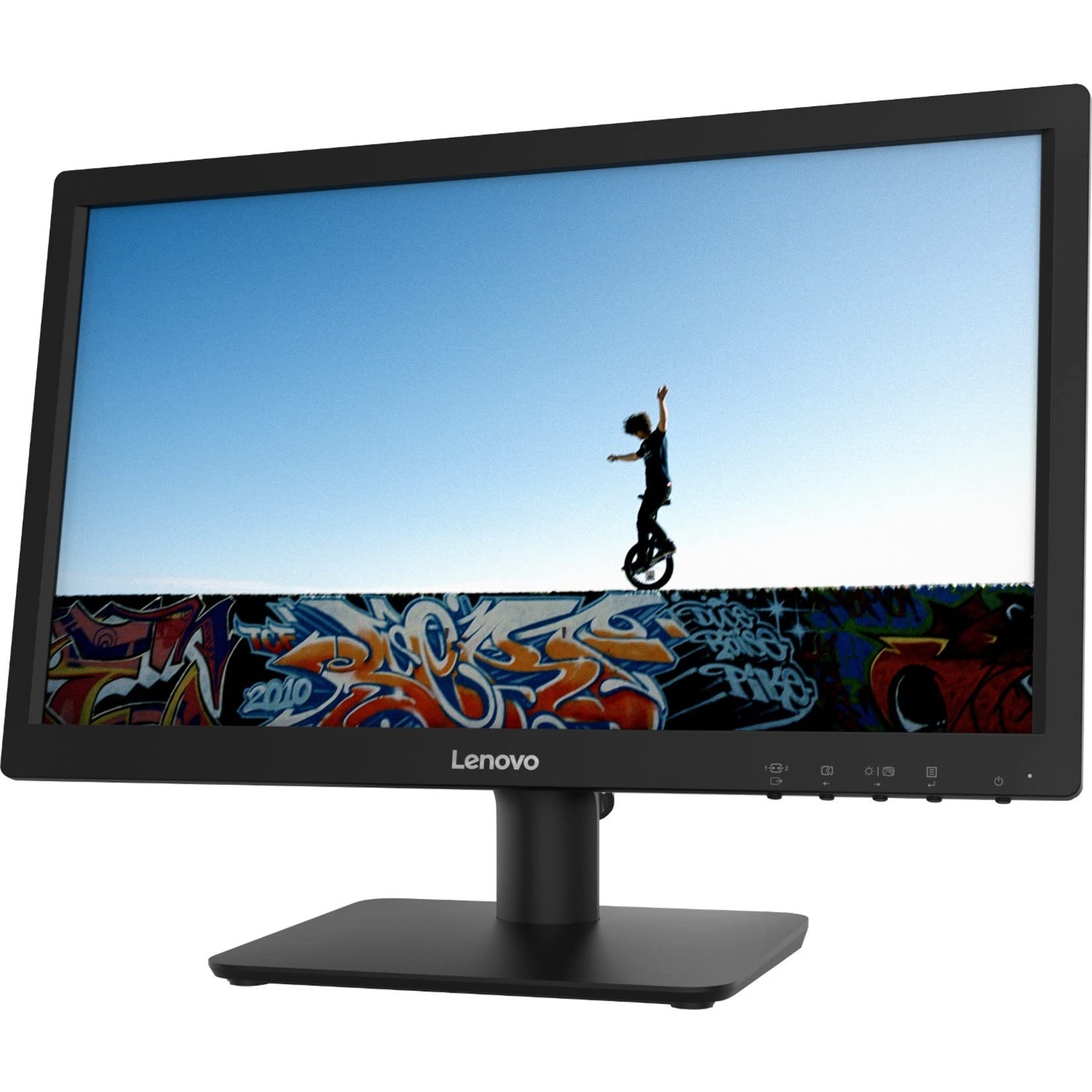 Lenovo 18.5'' WXGA WLED LCD Monitor - 16:9 - Black (Upgraded)