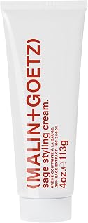 MALIN+GOETZ Sage Styling Cream: Flexible Hold for All Hair Types - Shine, Volume, Frizz Control, Cruelty-Free (1oz/4oz)