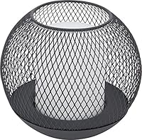 Dehner Solarkugel, Ø 15 cm, Höhe 12.5 cm, warmweiß, Metall/Kunststoff, grau