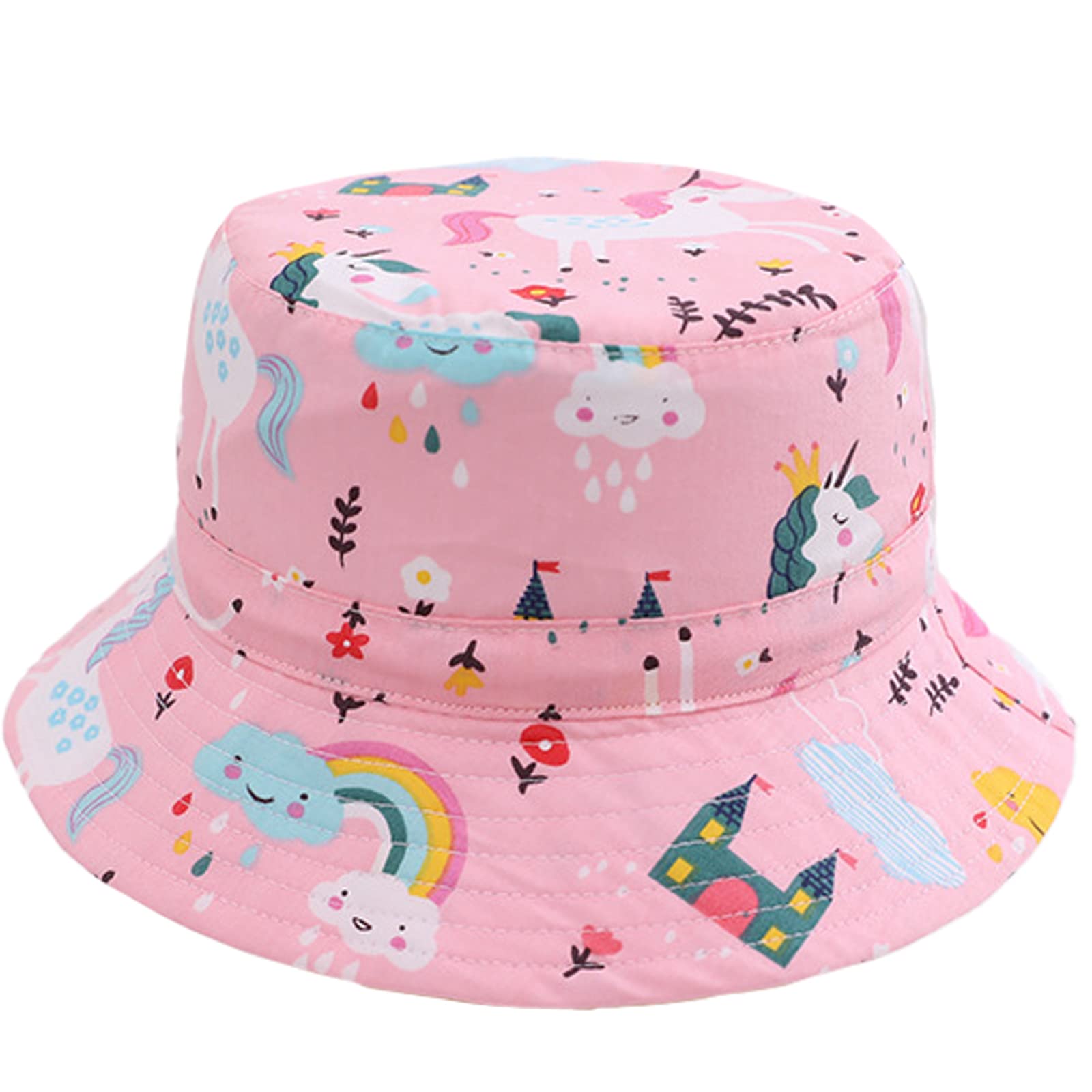 Malaxlx Unisexo Bebé Niña Niño Infantil Pequeños Sombrero de Sol Gorro de Pescador Verano Exteriores Protección Solar Gorro de Playa