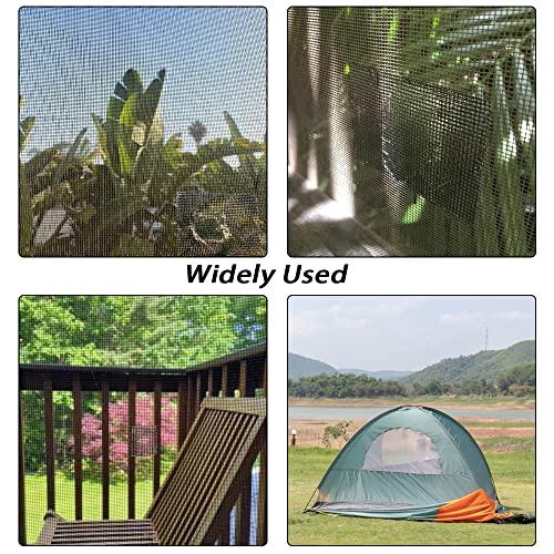 16 Pieces Window Screen Repair Kit 5 X 7 Inch Door Screen Repair Patch Tape Self Adhesive Fiberglass Mesh Screens Replacement Patches For Windows Doors Tent Net To Cover Holes #TOP3