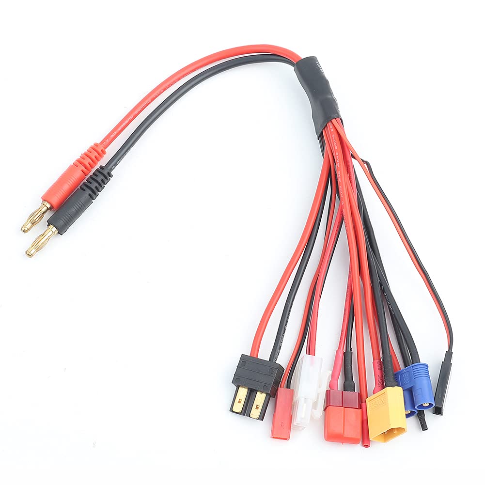 Kabel do Konwersji RC, Wielofunkcyjny Kabel do ładowarki 8 w 1 Bateria Lipo Multi Wtyczka do ładowania Konwertuj linię kablową do ładowarki IMAX B6