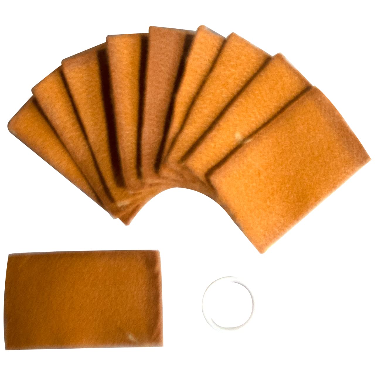 WALTER54B027 High Conductivity Standard Cleaning Pads - (Pack of 10) 2-19/64 in. X 1-13/32 in. Foldable, Double Sided Scouring Pads. Welding Pads