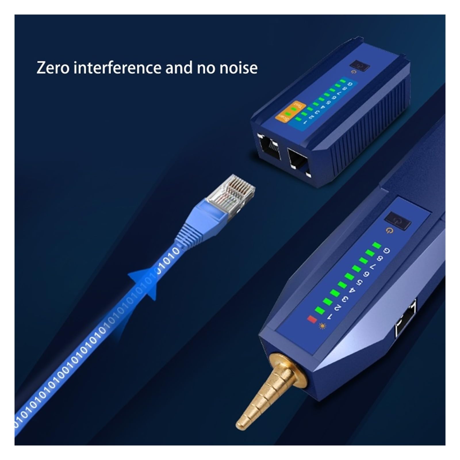Precyzyjny Lokalizator Kabli Testowych Tracer POE Tester Sieci LAN Narzędzia Sieciowe Anti-burn Network Szybki Przewodów Dokładna Szybka Diagnostyka