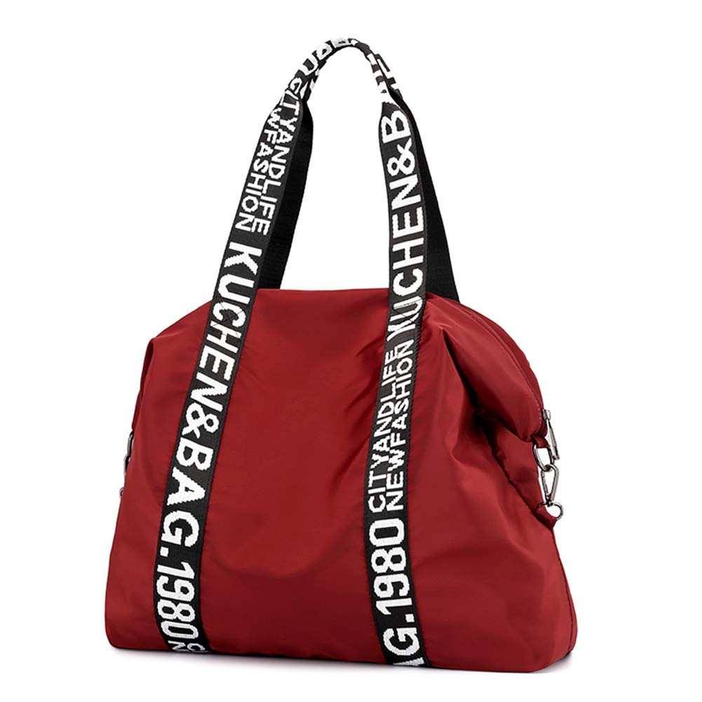 Borsa Tracolla da Donna, Popoti Borsa a Mano Portafoglio Nylon Borsa Spalla Zaino Tote Multifunzione Scuola Tasca Messenger Crossbody Bag