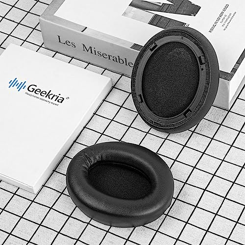 Geekria Replacement Ear Pads for Panasonic RP-HD600N, HD605N, HD805N Headphones, Ear Cushions (Black) - Image 4