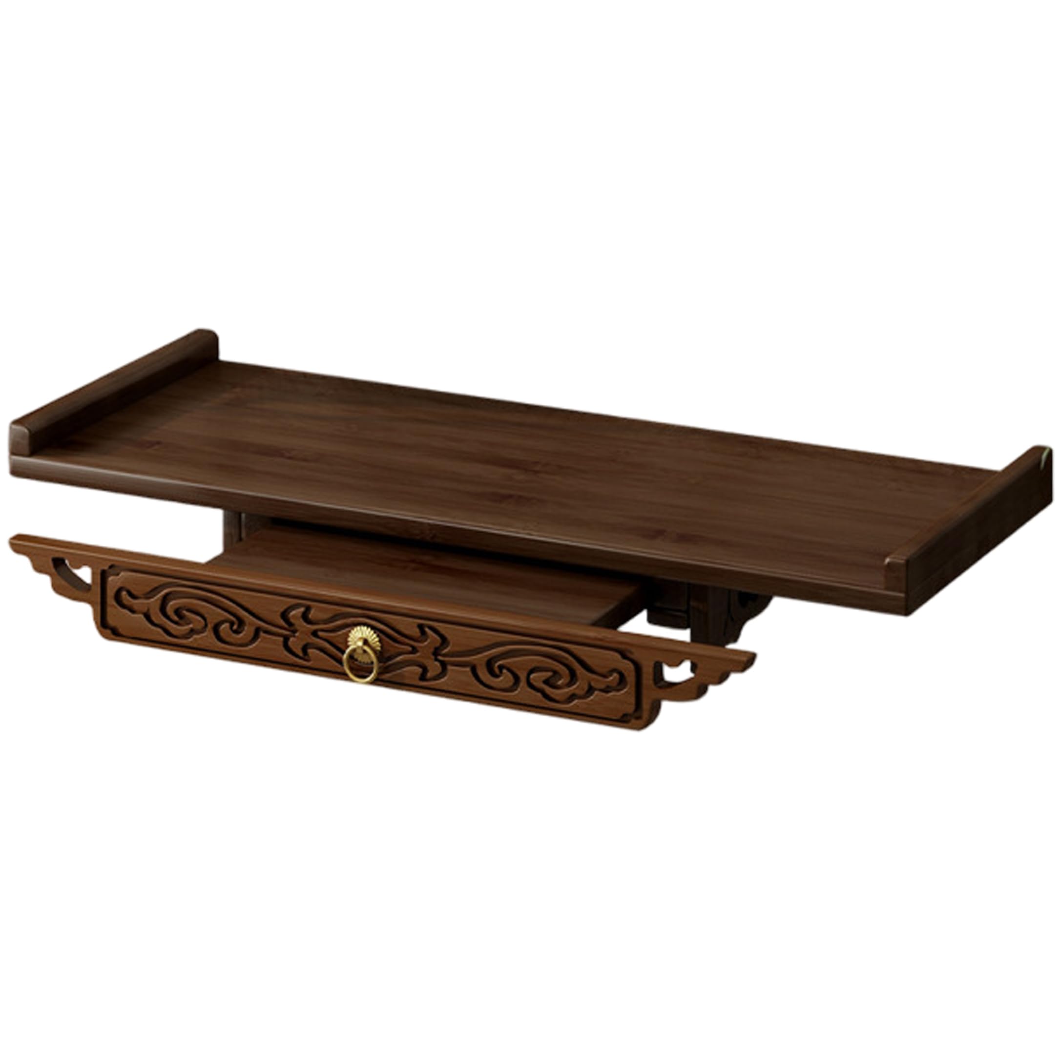 Altare da parete, mensola per preghiera in legno, montaggio a parete, 15x10 pollici