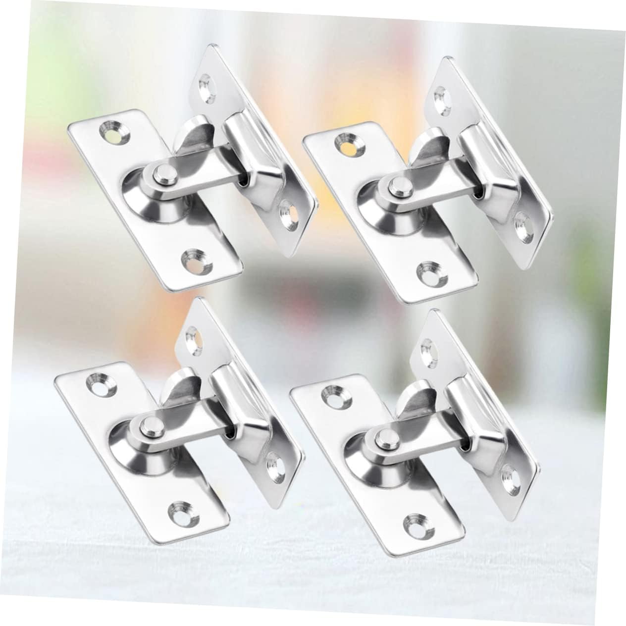 jojofuny 12pcs Sliding Bolt Latch Gate Lock Safety Door Lock Stainless Steel Door Window Easy to Install