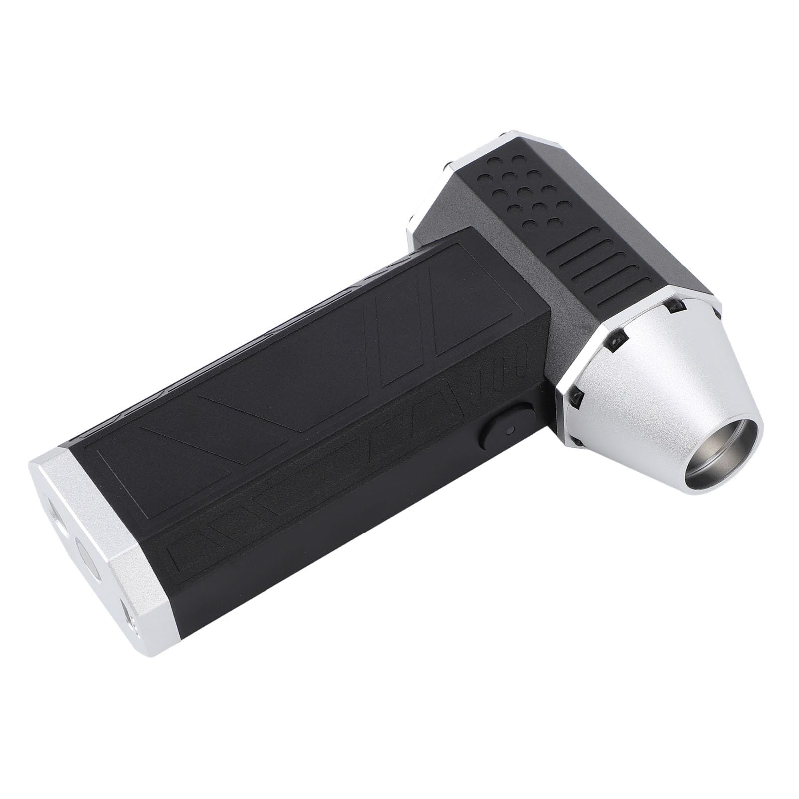 Mini Turbo Ventilatore, Jet Dry Blower 120000RPM Motore Brushless 3 velocità Elettrico Ricaricabile Air Duster Jet Fan con Luce LED per Auto Case Spazi Esterni (Nero+Argento)