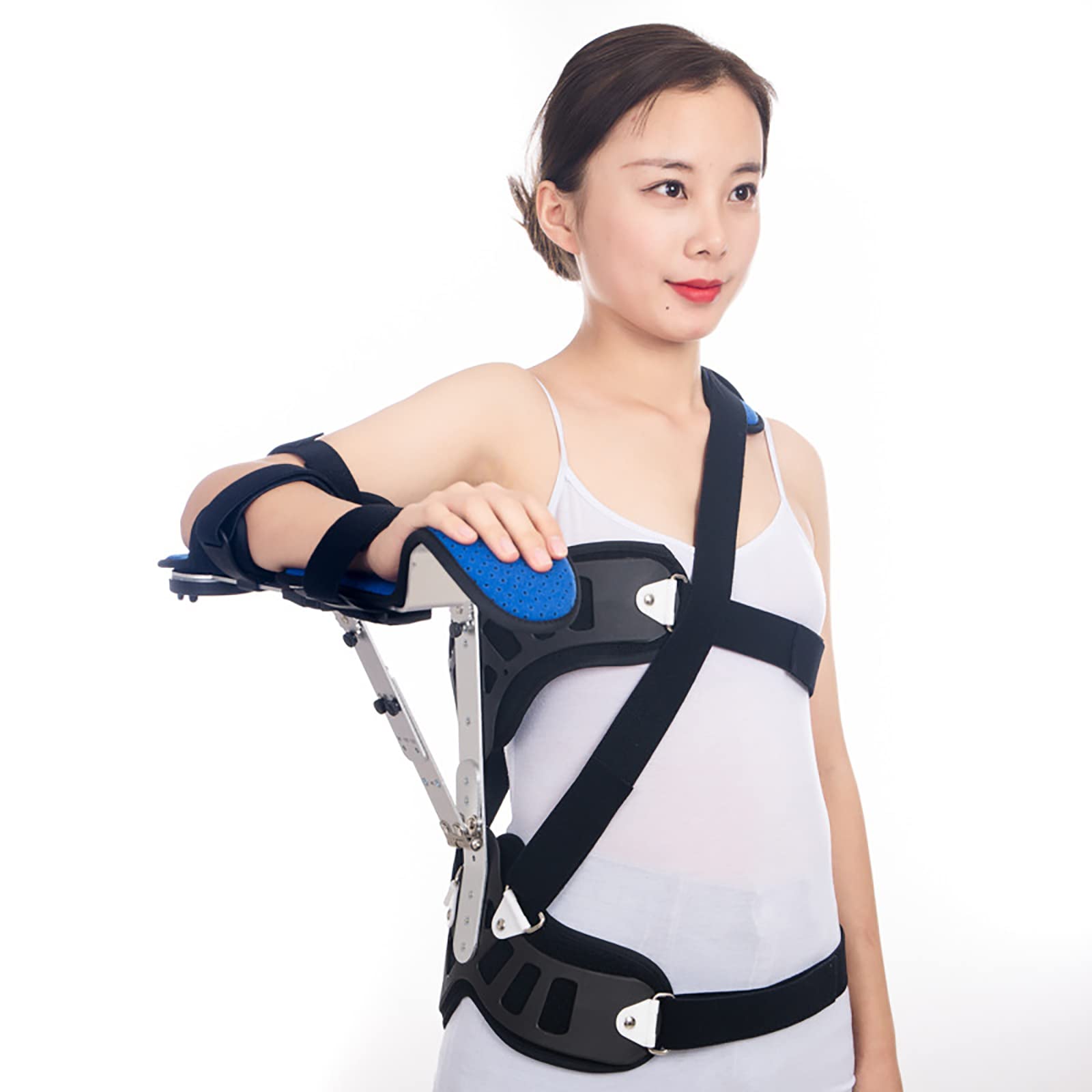 HAILM Shoulder Brace Adjustable Shoulder Abduction Bracket Fixed Shoulder Orthosis Brace Shoulder Joint Humeral Fracture Dislocation Fixed Stent