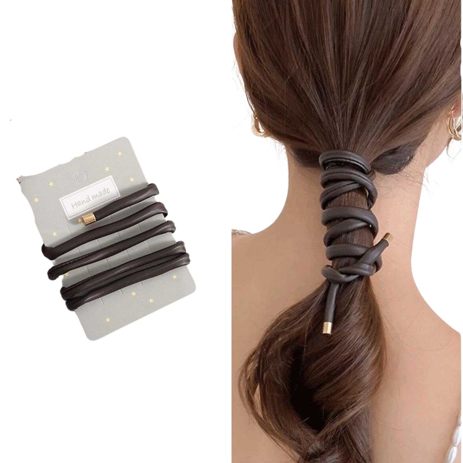 Amazon | ［ドナリー］ワイヤー ヘアゴム まとめ髪 ヘアアクセサリー