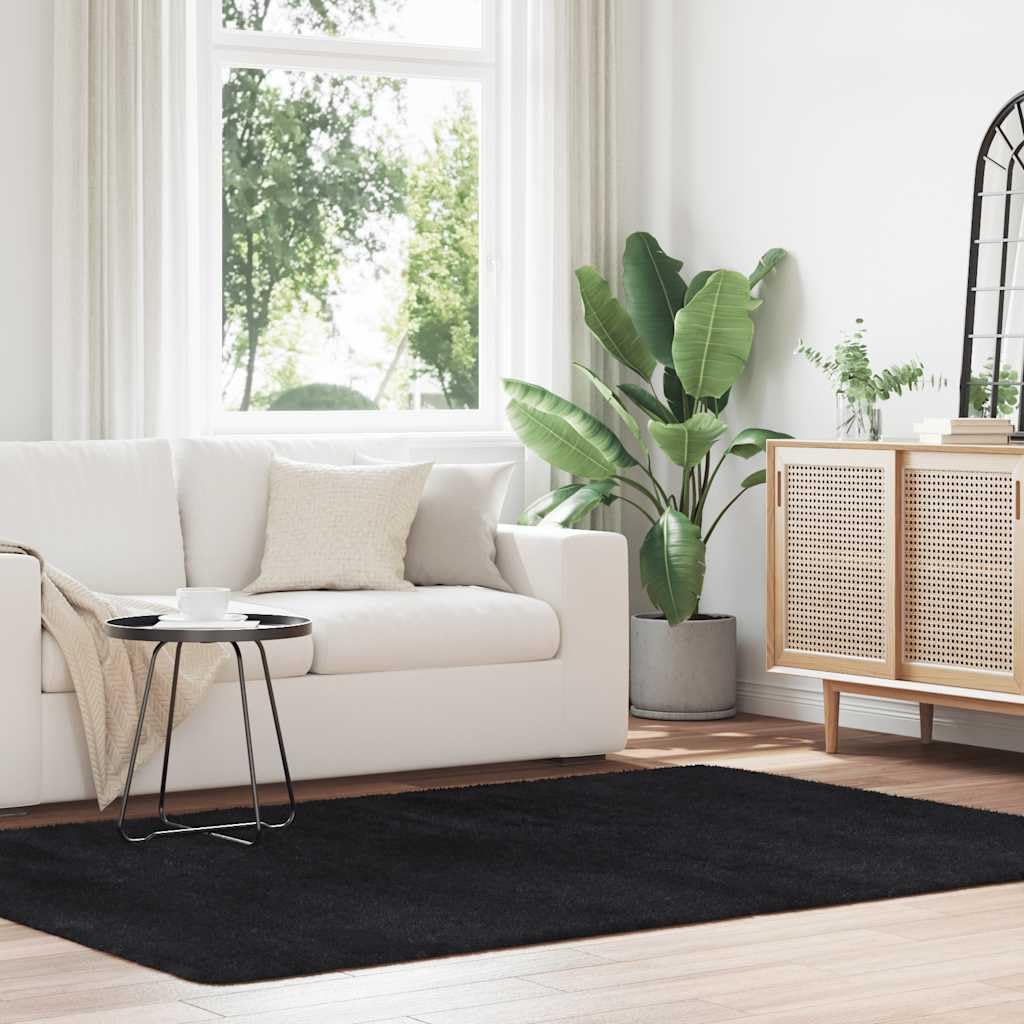 Tapis shaggy NAVARRA en polyester robuste haut de gamme pour intérieur moderne