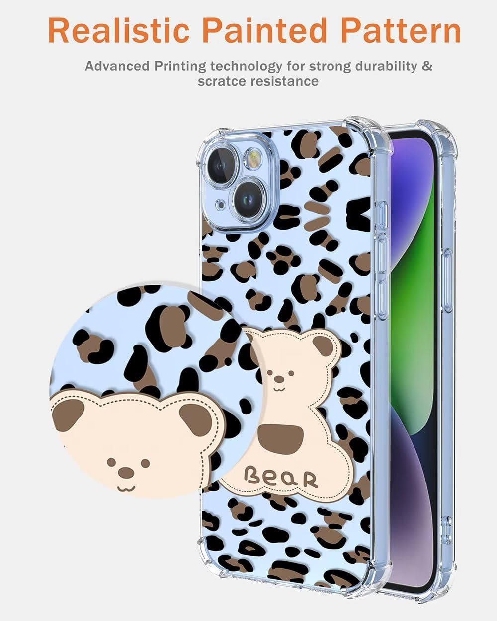 SEAHAI Cover per Realme 11 PRO 5G / Realme 11 PRO+ Plus 5G, Custodia Protettiva Ultra Sottile ed Elegante in Silicone TPU Trasparente, Bello Fiori Colorful Cover Antiurto Case - Peonia