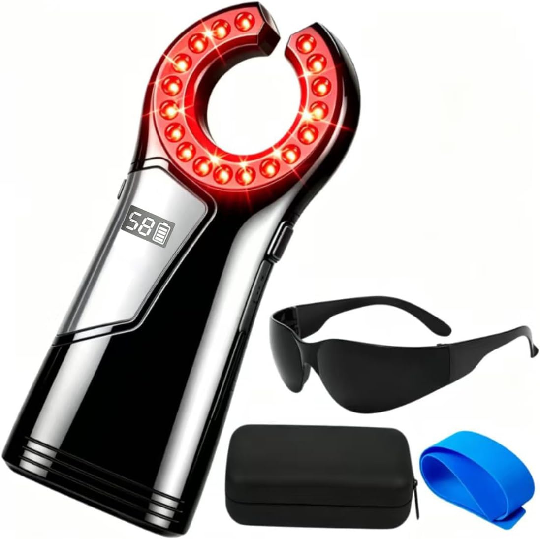 Portable Vein Finder for IV Access Hand Held Vein Locator Device Type-C Charging Suitable for All Skin Tones, Nurses, Doctors and Home Use (Black)