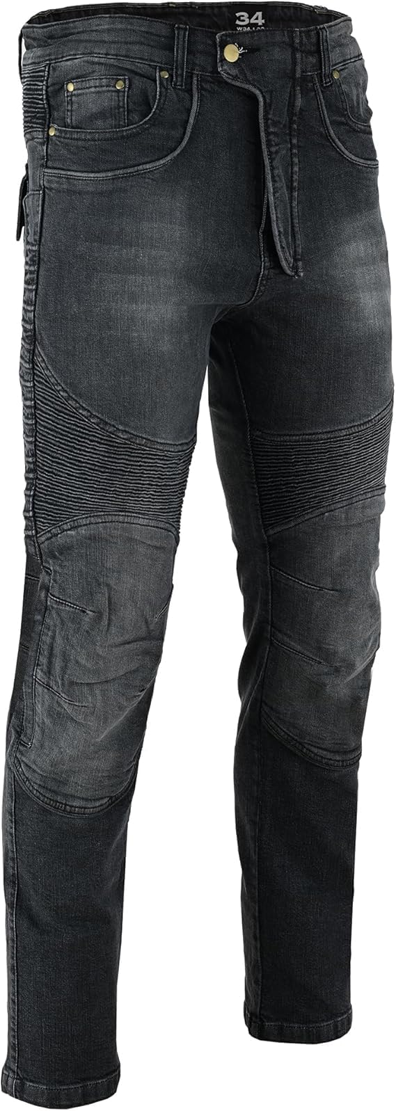 BULLDT Herren Motorradjeans Motorradhose Denim Jeans Hose mit Protektoren