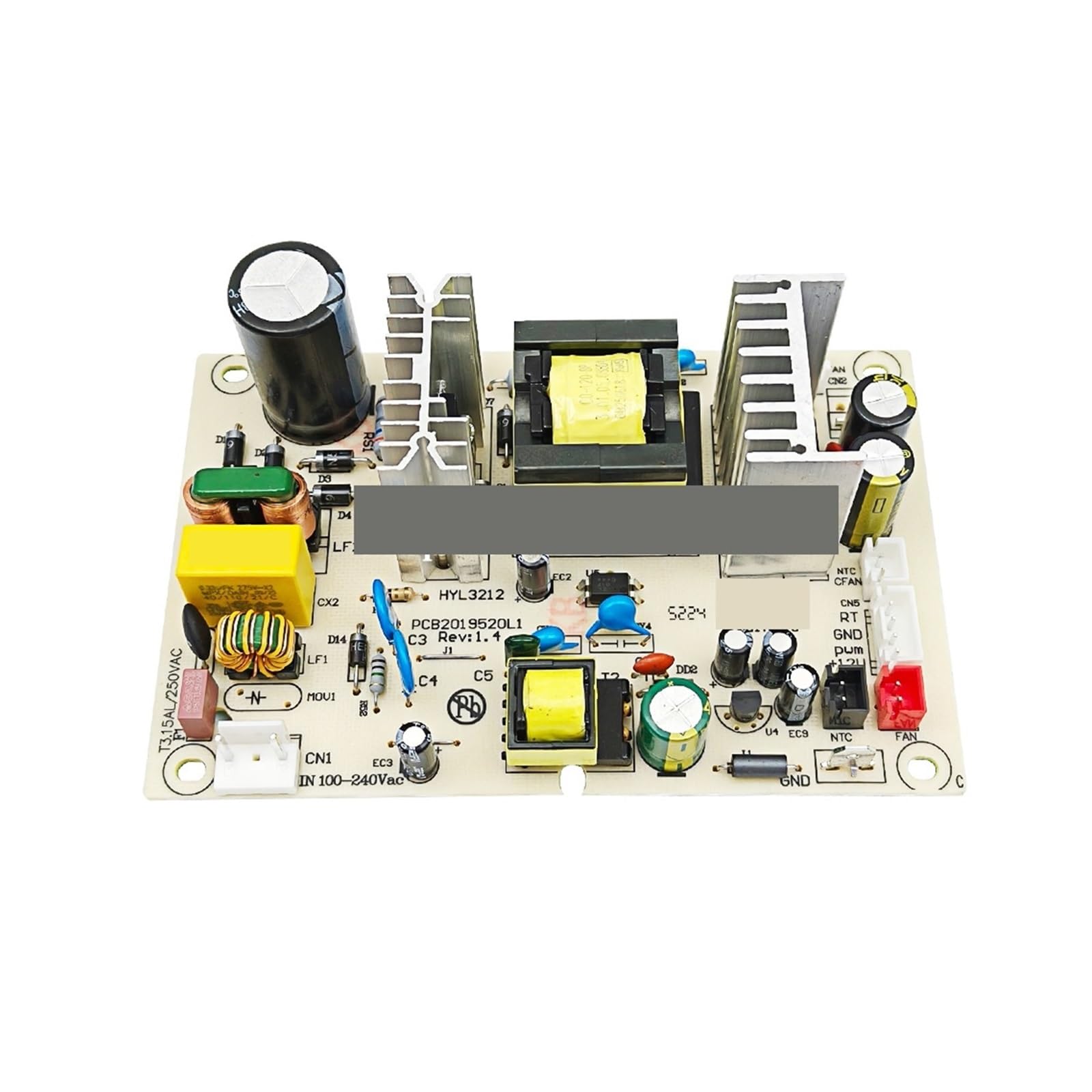 Placa de alimentación HYL3212 110-220V gabinete de vino tinto placa de alimentación placa de circuito accesorios de placa base caja de refrigeración
