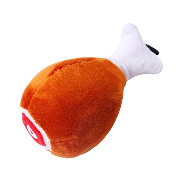 Foto 8 de 8 de JINGAN Juguete para mascotas con pollo,Juguetes interactivos duraderos para perros con chirrido