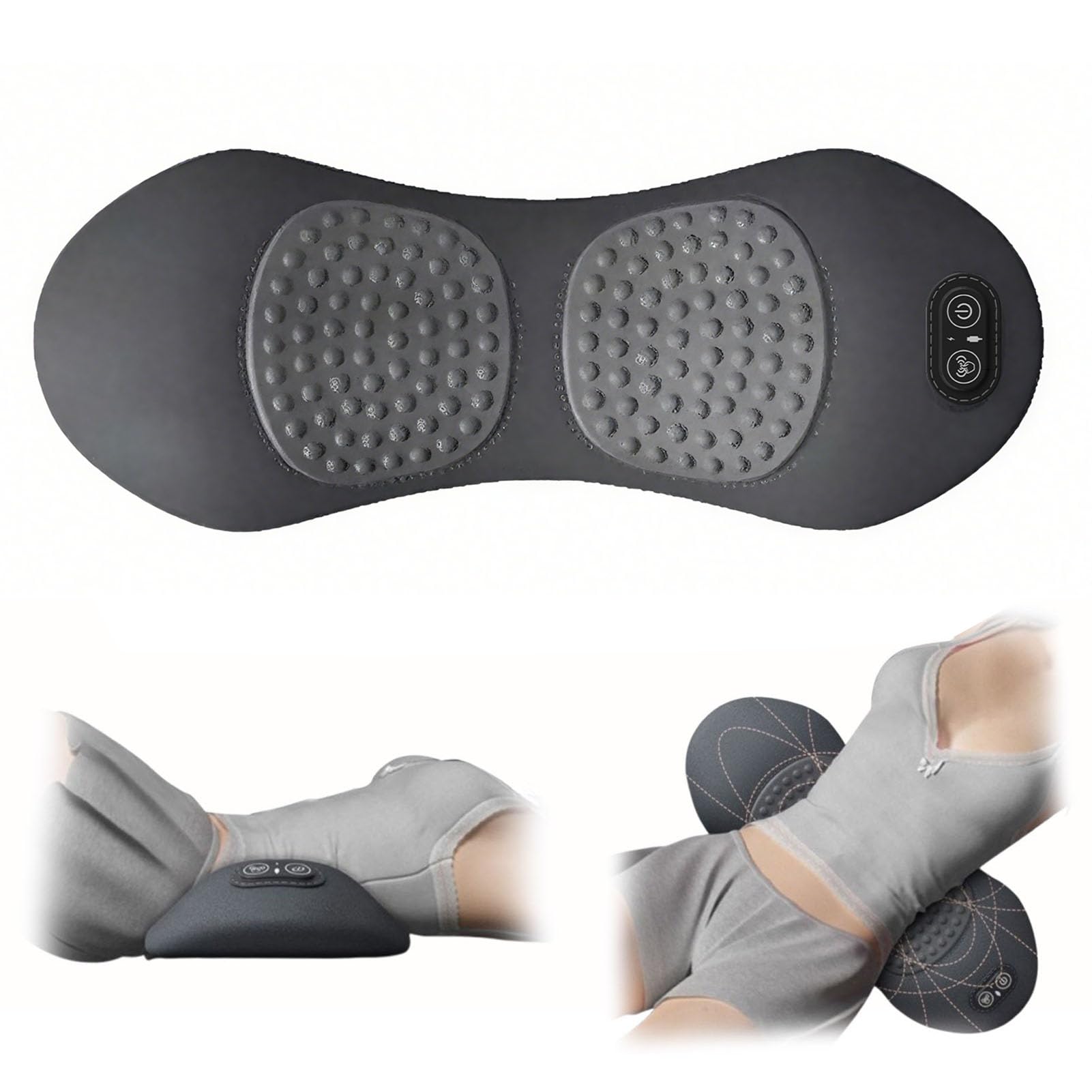 Curosleep - Triple Fusion Massagegerät, 2026 Neu Curosleep Kissen Original, Curo Sleep Massage kissen, Mit Vibration, Beheizung, Ergonomischem Design Und Memory