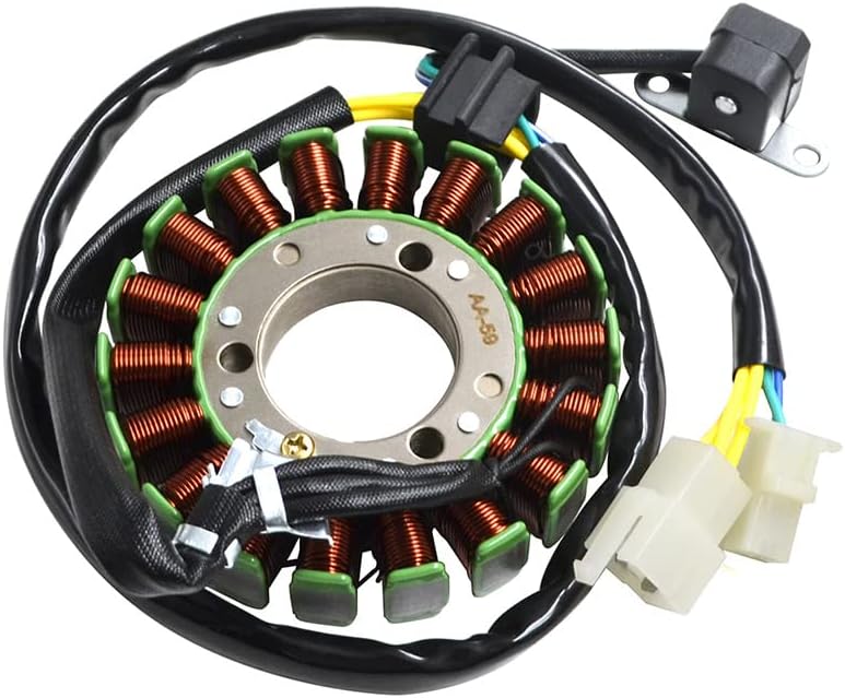 XuLong Stator Magneto Coil 32101-38302 Compatible with Suzuki GN250 GN 250 1982-2001/TU250 TU 250 1997-2016, Ignition Coil for Motorcycle