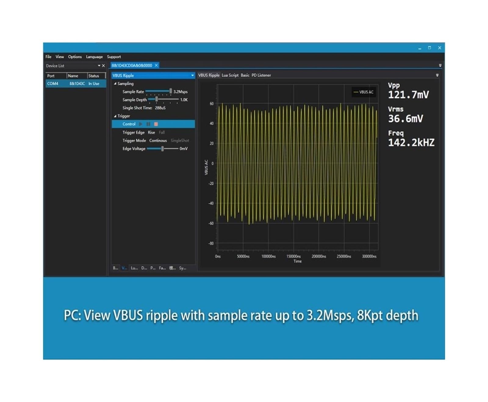 Tester USB 3.1 miernik mocy multimetr cyfrowy tester prądu detektor napięcia Lua interpreter zintegrowany DC 26 V 6 A wygodniejsze wykrywanie (C3)