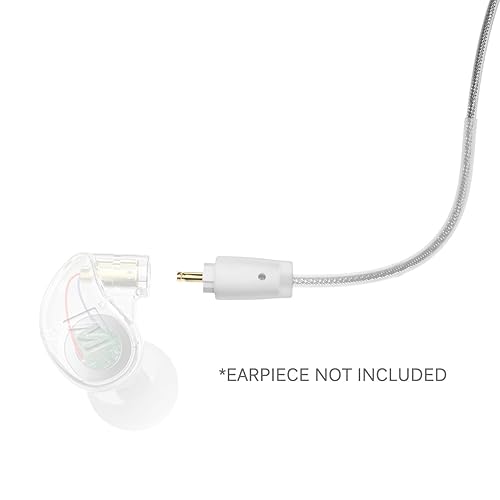 Miniatura 4 de MEE audio MX PRO Series M6 PRO 72 pulgadas Cable de audio estéreo de longitud extendida (transparente)