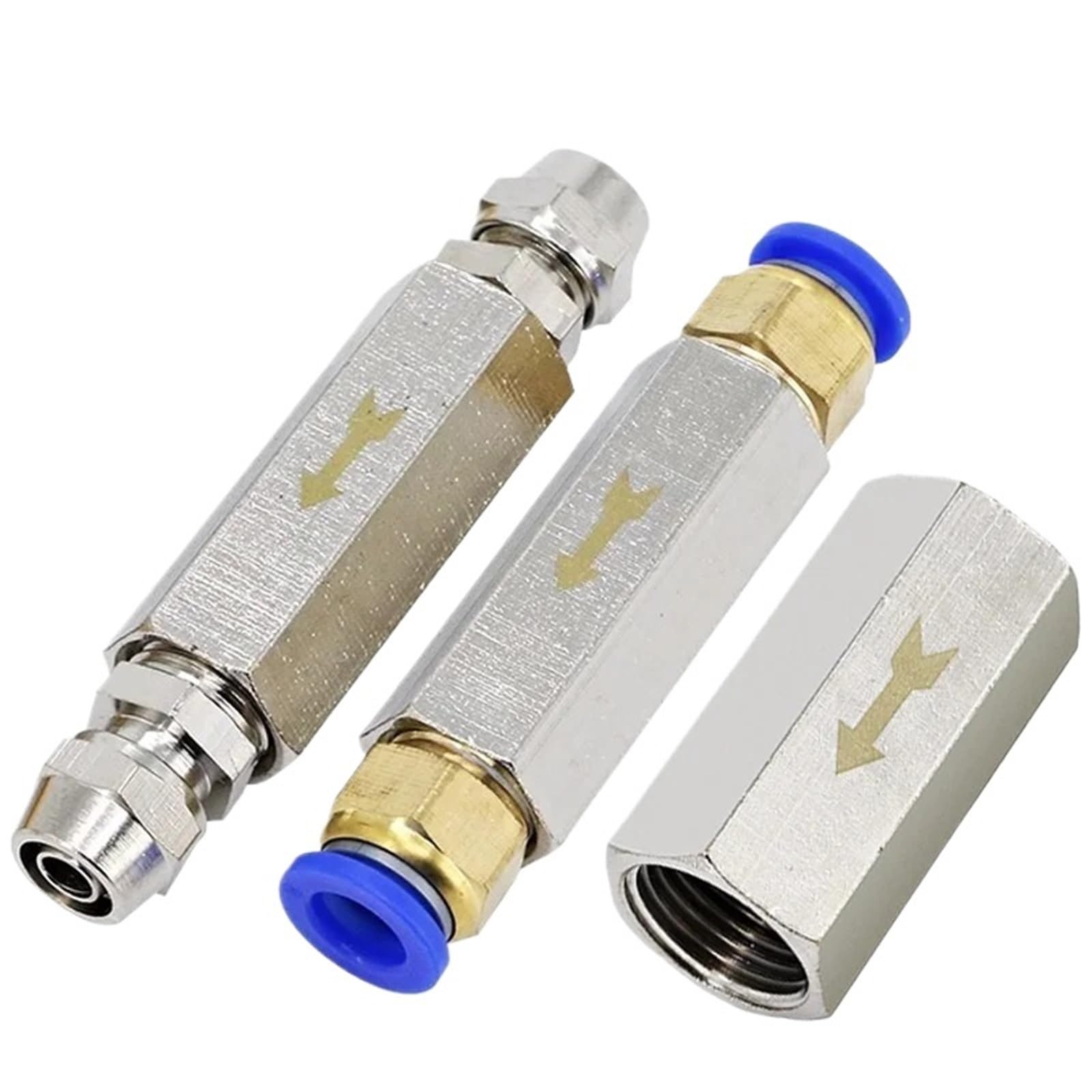 Dkgnyxnplj Cv-02 W Pc8-02 Pneumatic Check Valve 1 Way Valve Single Way Brass Valve(,5 Pcs)