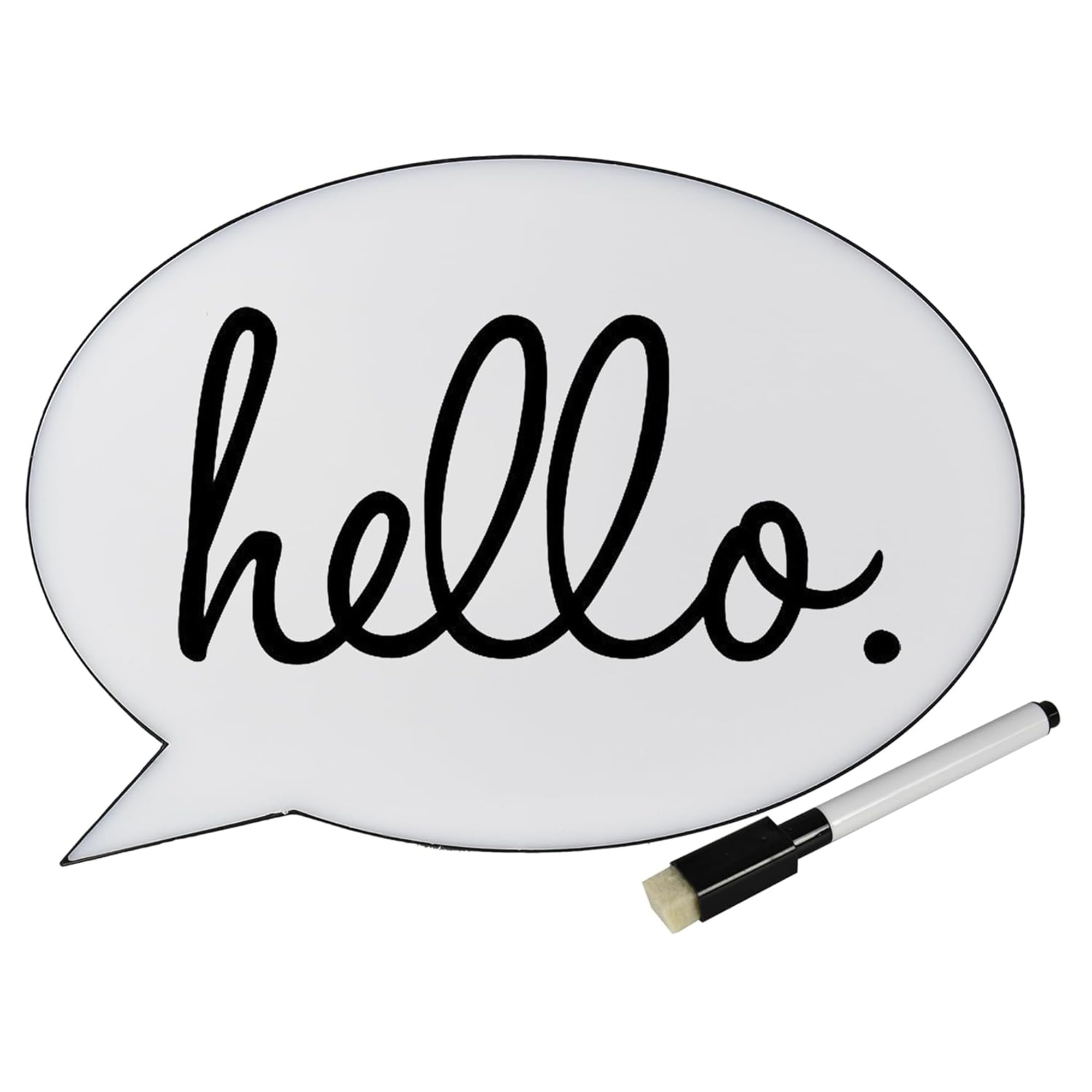 Albert Austin Cinema Light Box Speech Bubble Light Box for Kids Adults LED Light Up Message Board Create Drawing Write Your Own Message with Erasable Pen Ideal Christmas Birthday Wedding Gift