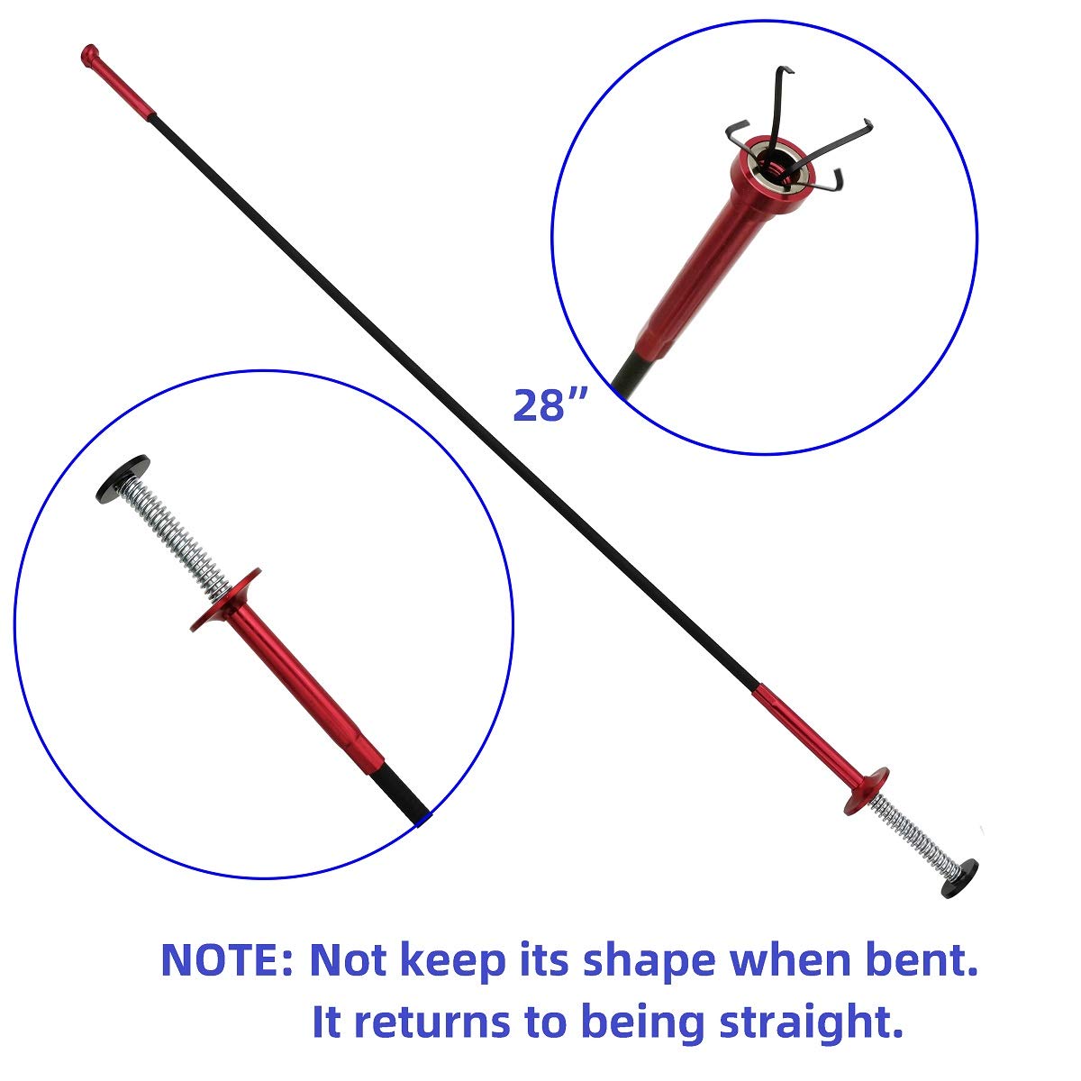 VASTOOLS Flexible Claw Pickup Tool with Magnet, 28