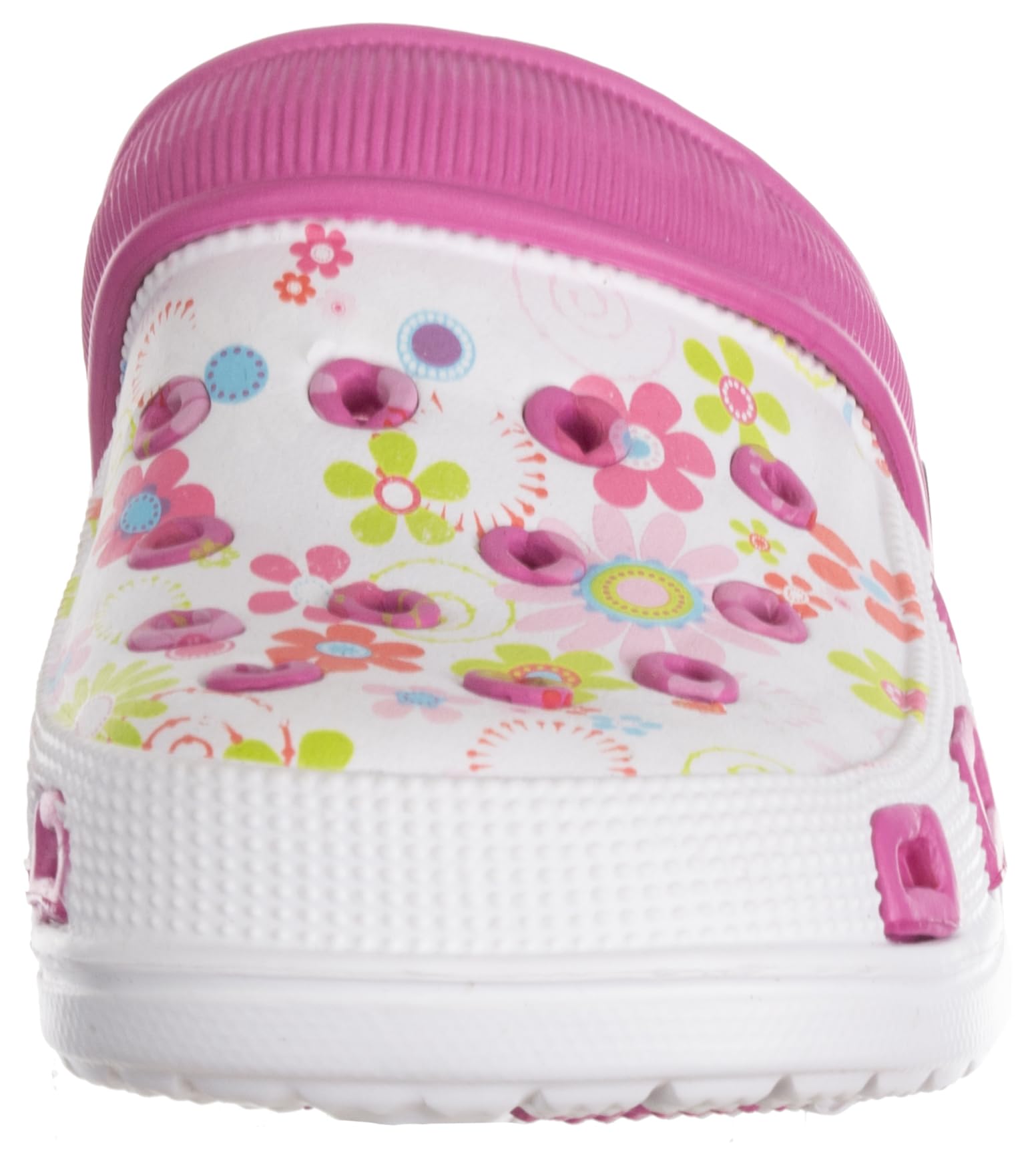 Brandsseller Damskie chodaki ogrodowe, buty ogrodowe, pantofle, lekkie kapcie z kwiatowym wzorem