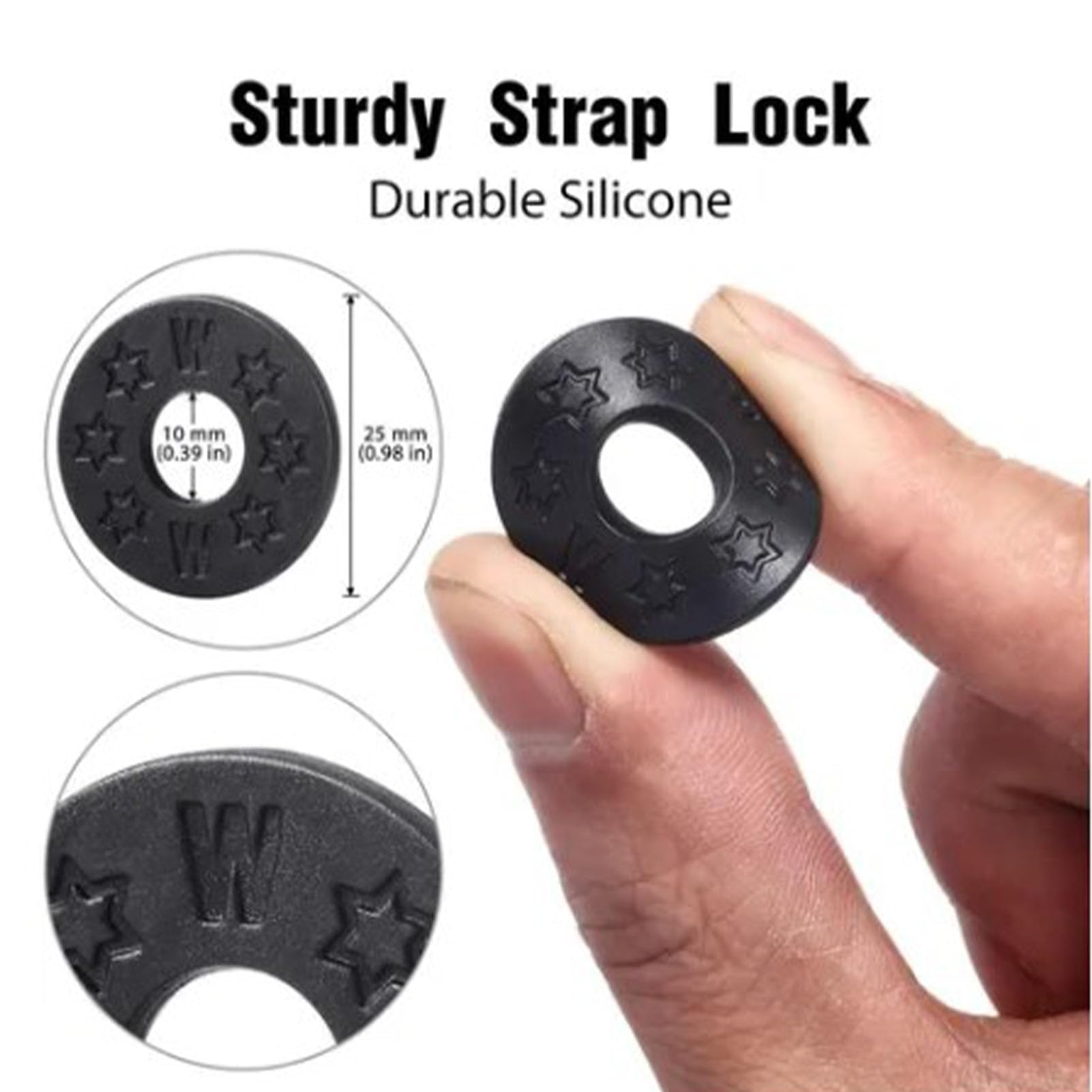 12Pcs Guitar Strap Washers - Image 3