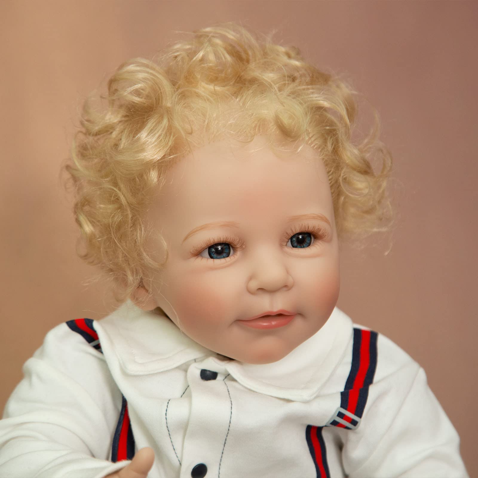 リボーンドール 青い目 ブロンドヘア リアルベビー 55cm