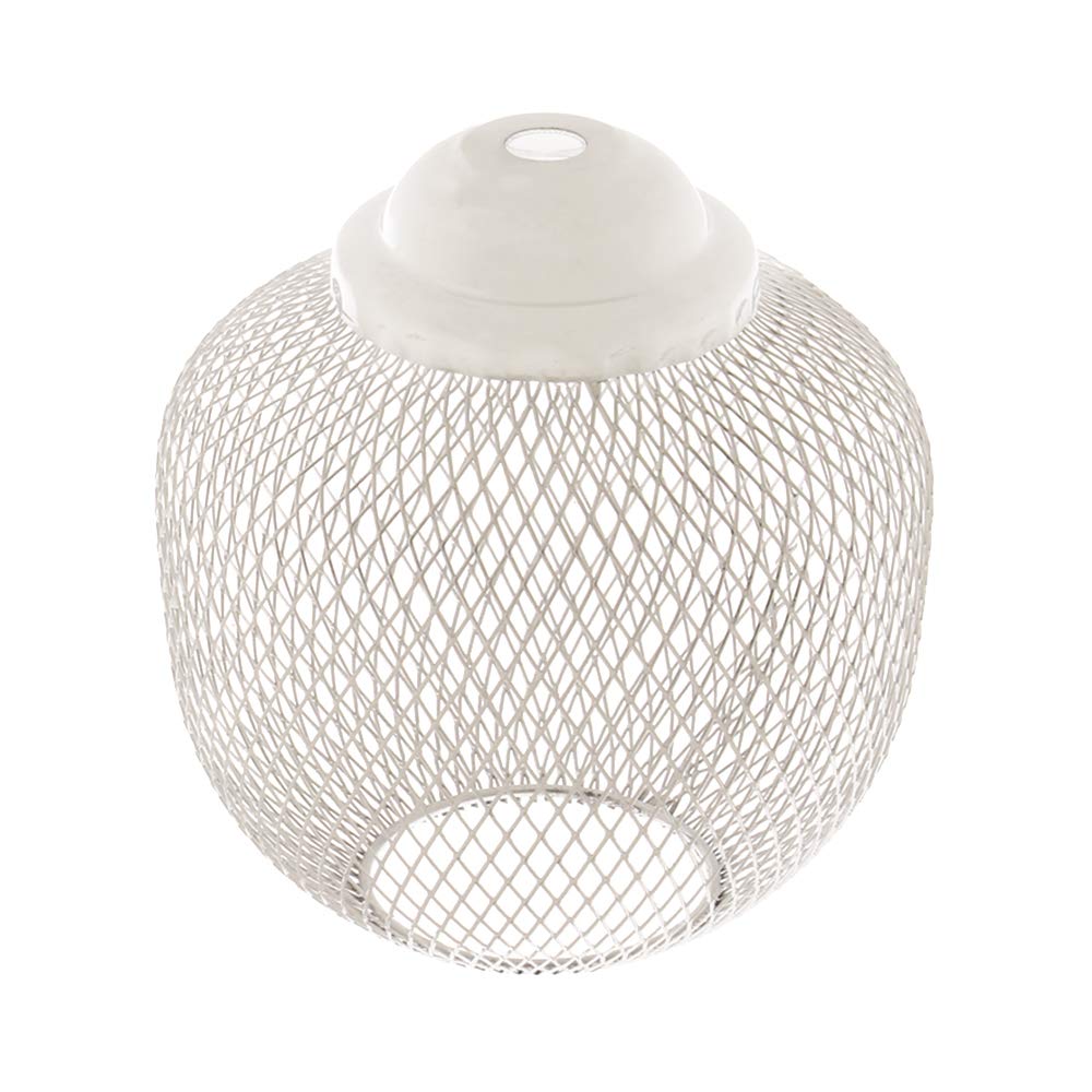 Ceiling Pendant Light Wall lamp Shade Round Metal Wire Candlestick Indoor Light Fixture for Bedroom Balcony Bar Cafe Living Room Decor, Without Line and Base