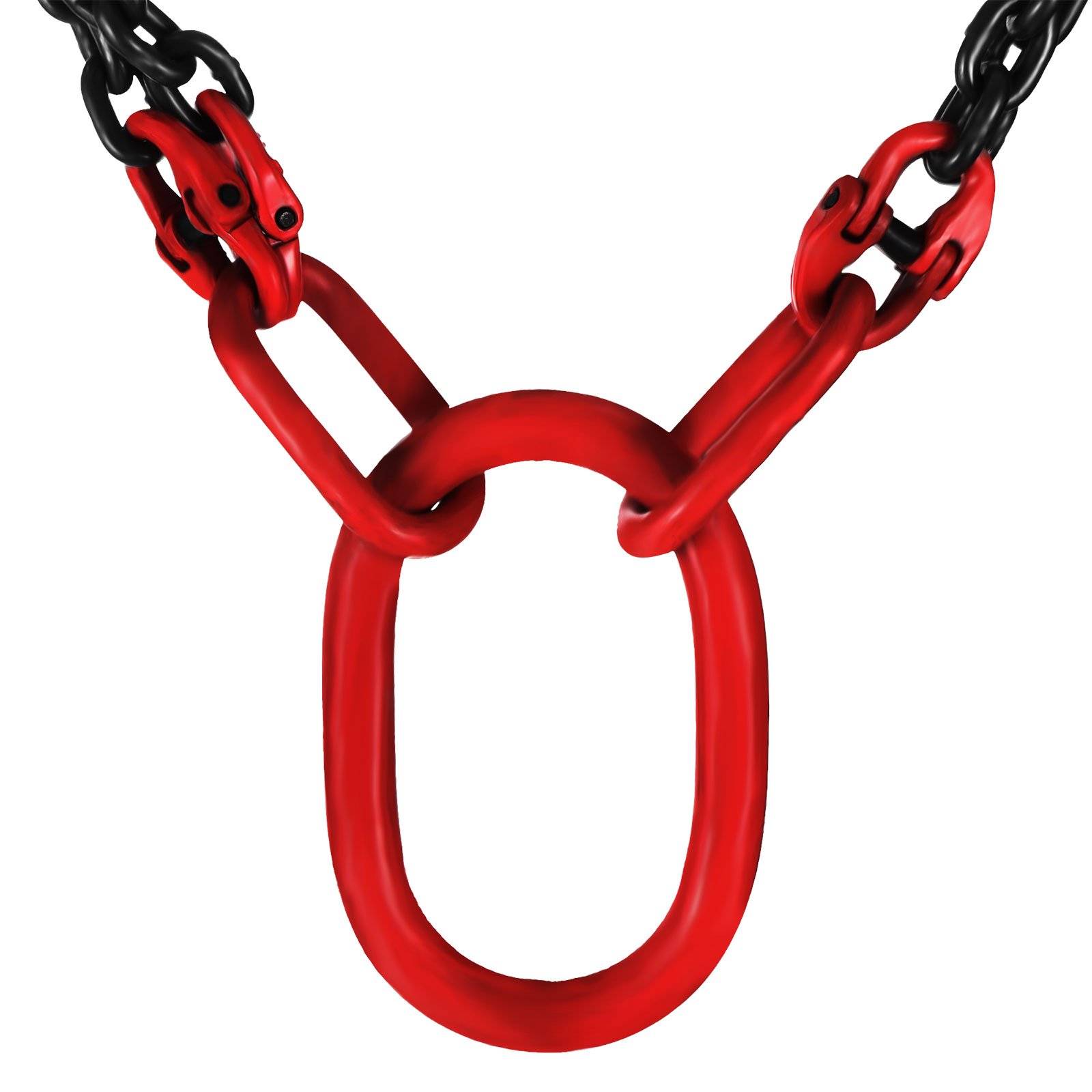 4 Jambe Levage Chaîne avec Crochet Chaîne pour Palan Lifting Chain de Grande Capacité (1.5M)