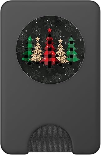 Miniatura 8 de Buffalo Plaid Leopard Cheetah Christmas Trees Snowflake PopSockets PopGrip agarre intercambiable para teléfonos y tabletas
