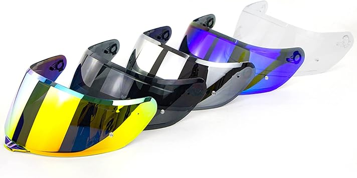 Shkalacar Helmet Visor Replacement for AGV K1 K3SV K5 Full Face Helmet Motorcycle Wind Shield Helmet Lens (Style 6)