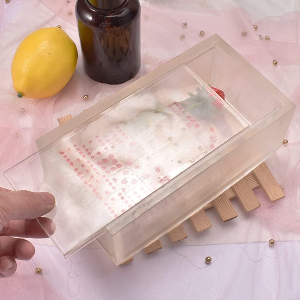 appuivbt Resin Rectangle Box Mold,Chess Storage Case Epoxy Resin Mold,Silicone Large Storage Container with Lid Set Mould for Jewelry Box Casting
